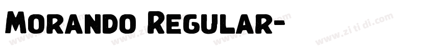 Morando Regular字体转换 Morando Regular字体转换